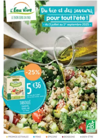 Prospectus L'Eau Vive GAP : Catalogue Juillet Aout 2025