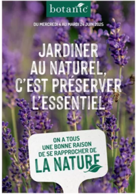 Prospectus botanic Gaillard : Jardiner au naturel, c’est préserver l’essentiel