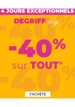 Prospectus Dégriff'Stock : 4 jours exceptionnels