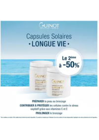 Prospectus Guinot ST LOUIS : Capsules Solaires Le 2ème à -50%
