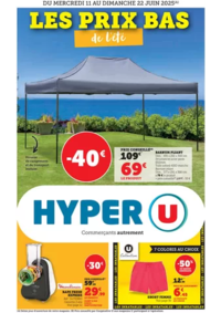 Prospectus Hyper U ECOMMOY : C'est l'été !