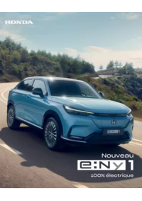 Prospectus Honda France SCIONZIER : Nouveau e : Ny1 100% électrique