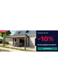 Prospectus K par K MARCQ-EN-BAROEUL : -10% de remise sur les pergolas et les carports