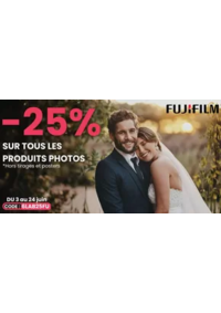 Prospectus PHOTO VIDEO ALEXANDRE Paris 5eme : -25% SUR TOUS LES PRODUITS PHOTOS