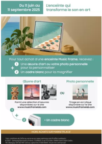 Prospectus Boulanger Annemasse : L’enceinte qui transforme le son en art