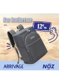 Prospectus NOZ Tournon-sur-Rhône : ARRIVAGE Sac isotherme