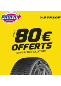 Prospectus Profil + VENDOME : Du 11 juin au 19 juillet 2025, profitez de l’opération nationale Dunlop