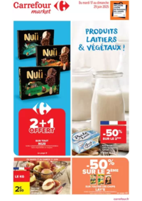 Prospectus Carrefour Drive SCIONZIER : PRODUITS LAITIERS ET VÉGÉTAUX