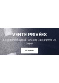 Prospectus DC STORE CITADIUM : En ce moment, jusqu'à -50% avec le programme DC CREW