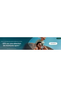 Prospectus Général d'Optique SAINT PARRES AUX TERTRES : -20% sur une sélection de montures sport
