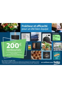 Prospectus Copra FRANCHEVILLE : Beko vous rembourse jusqu'à 200€