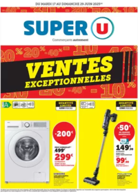 Prospectus Super U PONTIVY : Ventes exceptionnelles