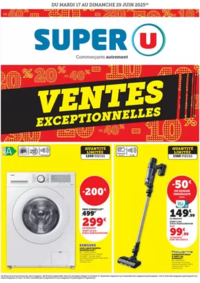Prospectus Super U LOCHES : Ventes exceptionnelles