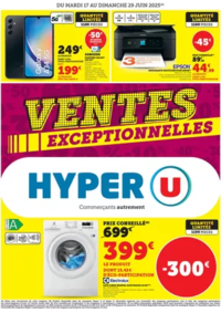 Prospectus Hyper U SAINT AVE : Ventes exceptionnelles