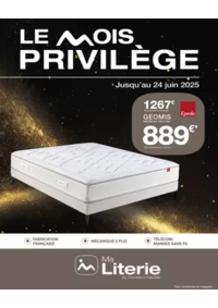 Prospectus Monsieur meuble TRIGNAC : Jusqu’au 24 juin, offrez-vous le confort d’une literie de qualité avec des offres exclusives !