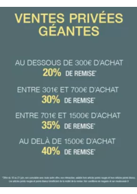 Prospectus MAUBOUSSIN LORIENT : Ventes privées