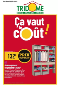 Prospectus Tridôme BOLLENE : Ça vaut le coût!