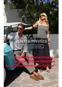 Prospectus Finsbury VILLENEUVE LA GARENNE : Exclusivité Ventes Privées, jusqu'à -50% de réduction sur les chaussures pour homme.