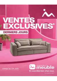 Prospectus Monsieur meuble TOULOUSE : Ne manquez pas cette opportunité, elle s’arrête le 24 juin