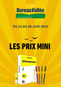 Prospectus Bureau Vallée - Château Gontier : Les Prix Mini