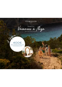 Prospectus Cyrillus La Défense : Vacances à Ibiza
