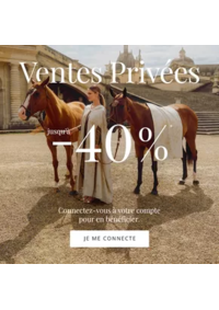 Prospectus Yves Delorme St TROPEZ : Ventes Privées jusqu'à -40%