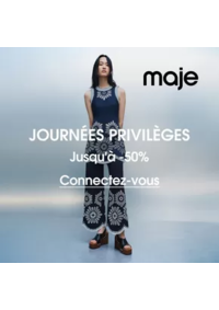 Prospectus Maje NICE : Journées privilèges Jusqu'à -50%