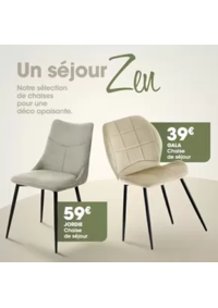 Prospectus Basika Nice Saint-Roch : Chaises de salle à manger