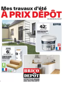 Prospectus Brico Dépôt VAIRES : Mes travaux d'été à prix dépôt !