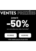 Promos et remises  : Ventes prizzées jusqu'à -50%