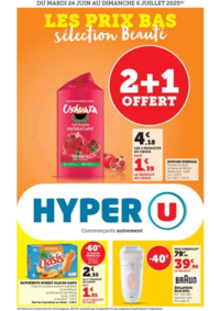 Prospectus Hyper U CHATEAUGIRON : Spécial Beauté