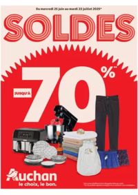 Prospectus Auchan SARCELLES Division Leclerc : SOLDES : jusqu'à -70% !
