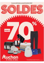 Prospectus Auchan : SOLDES : jusqu'à -70% !