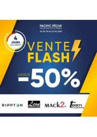Prospectus Pacific Pêche AUXERRE - MONÉTEAU : Vente Flash 100% Carpe
