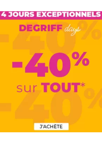 Prospectus Dégriff'Stock SORGUES : 4 jours exceptionnels