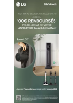 Promos et remises  : LG vous rembourse jusqu'à 100€