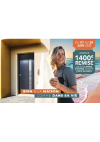 Prospectus Fenêtres LORENOVE ARPAJON : Profitez d’une remise jusqu'à 1400€ TTC sur les portes d'entrées et portes blindées