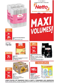 Prospectus Netto Carbonne : SEMAINE PROCHAINE : MAXI VOLUMES
