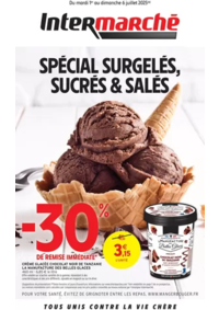 Prospectus Intermarché Super MÂCON rue Frédéric Mistral : S27 - R5 - SURGELES SUCRES SALES