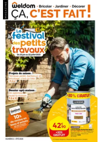 Prospectus Weldom GUEUGNON : Le festival des petits travaux