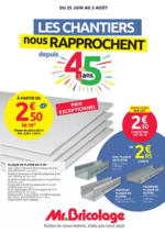 Prospectus Mr Bricolage : LES CHANTIERS NOUS RAPPROCHENT