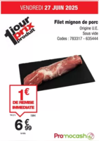 1 jour prix produit - Promocash