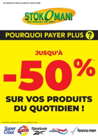 Prospectus Stokomani Vernouillet : Jusqu'à -50% sur vos produits du quotidien !