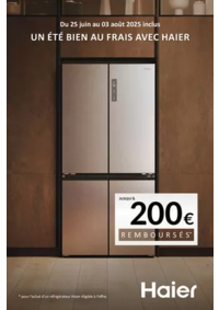Prospectus Boulanger Publier : OFFRE HAIER : jusqu'à 200€ remboursés !
