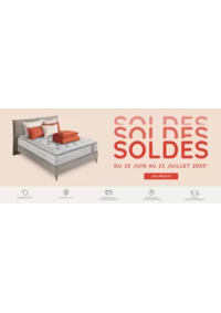 Prospectus Maison de la literie ST ORENS : Jusqu'à -30% de réduction sur nos matelas et sommiers, fabriqués en France.