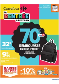 Prospectus Carrefour Drive PONTAULT COMBAULT : LA RENTRÉE À PETIT PRIX