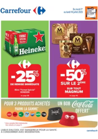 Prospectus Carrefour Drive VILLABE : -50% SUR LE 2ÈME SUR TOUT MAGNUM