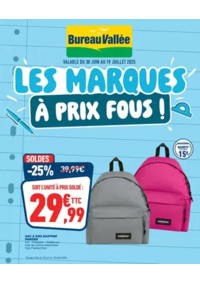 Prospectus Bureau Vallée - Bergerac : Les marques à prix fous!