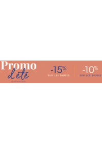 Prospectus 4 pieds TOULOUSE - PORTET-SUR-GARONNE : SOLDES D'ETE -15 % sur les tables