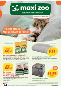 Prospectus Maxi zoo Hénin Beaumont : Pas de stress Nos prix font le reste !